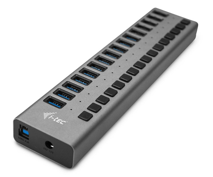 Hub USB I-TEC USB 3.0 Charging HUB 90W 16x USB 3.0 z wyłącznikiem portów U3CHARGEHUB16
